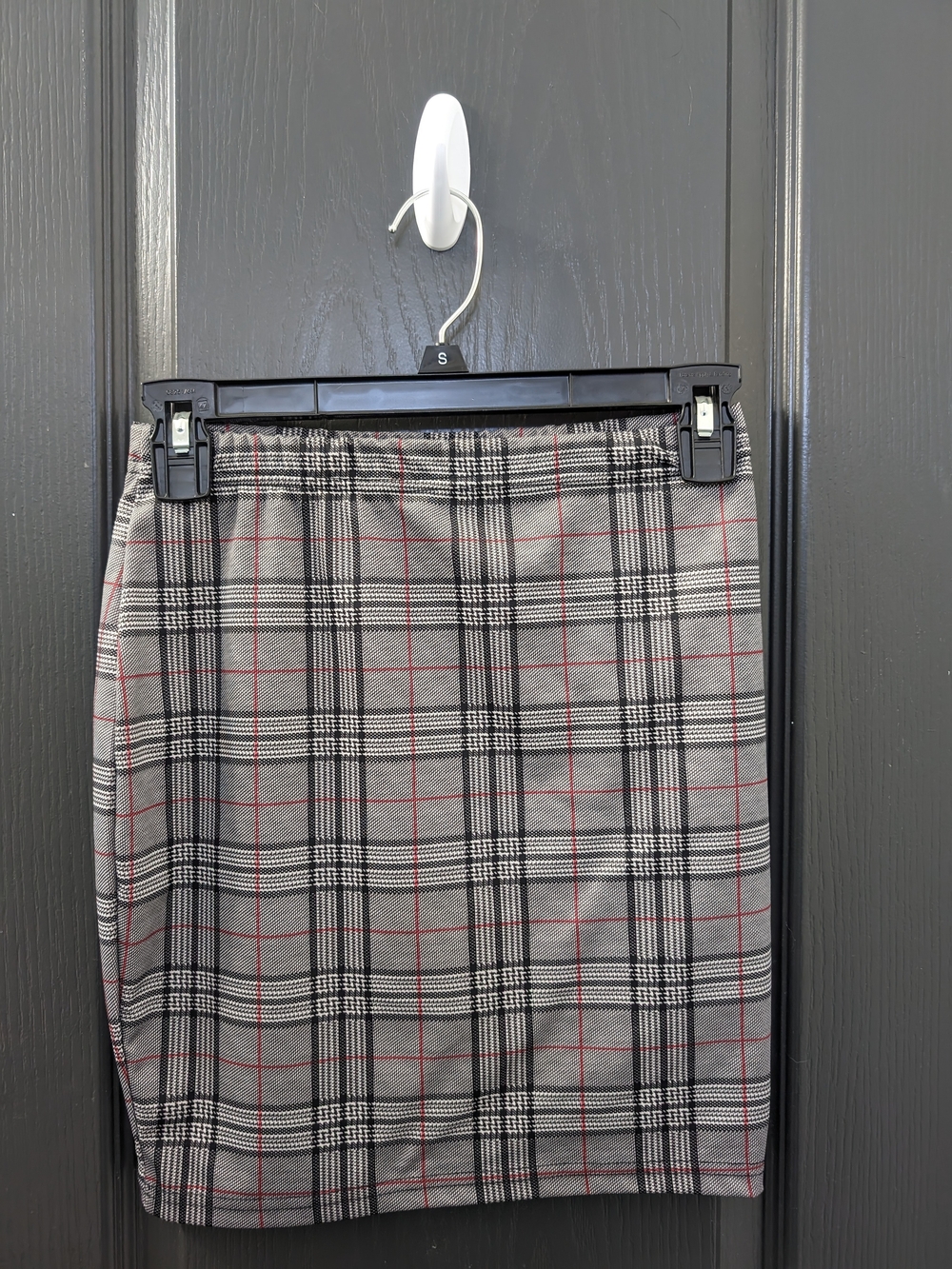 Plaid Pencil Skirt